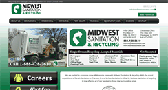 Desktop Screenshot of midwestsanitation.com